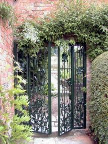 Herb Gates OpenThe Herb Garden Gates